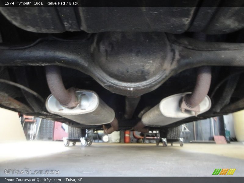 Undercarriage of 1974 'Cuda 