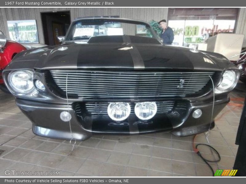 Galaxy Grey Metallic / Black 1967 Ford Mustang Convertible