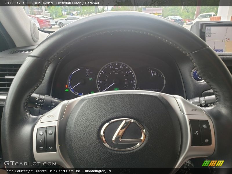 Obsidian Black / Caramel 2013 Lexus CT 200h Hybrid