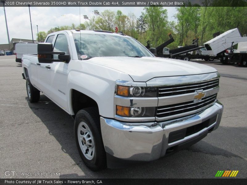 Front 3/4 View of 2018 Silverado 3500HD Work Truck Double Cab 4x4