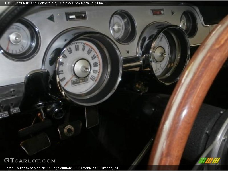 Galaxy Grey Metallic / Black 1967 Ford Mustang Convertible