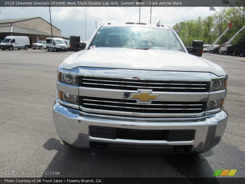 Summit White / Dark Ash/Jet Black 2018 Chevrolet Silverado 3500HD Work Truck Double Cab 4x4