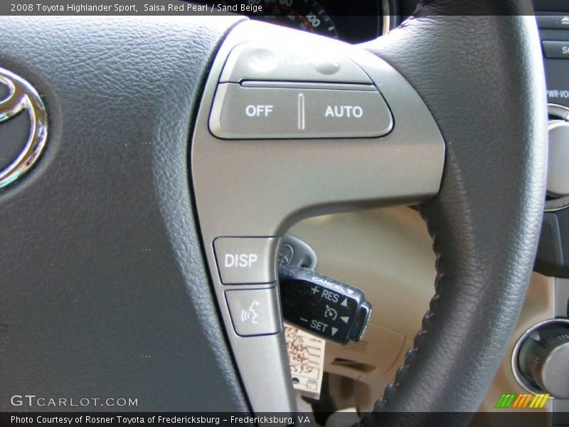 Salsa Red Pearl / Sand Beige 2008 Toyota Highlander Sport