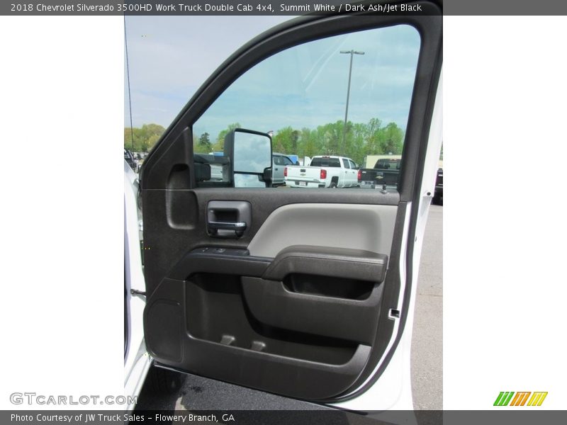 Summit White / Dark Ash/Jet Black 2018 Chevrolet Silverado 3500HD Work Truck Double Cab 4x4
