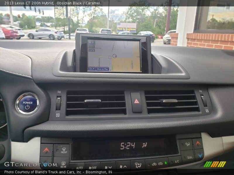 Obsidian Black / Caramel 2013 Lexus CT 200h Hybrid