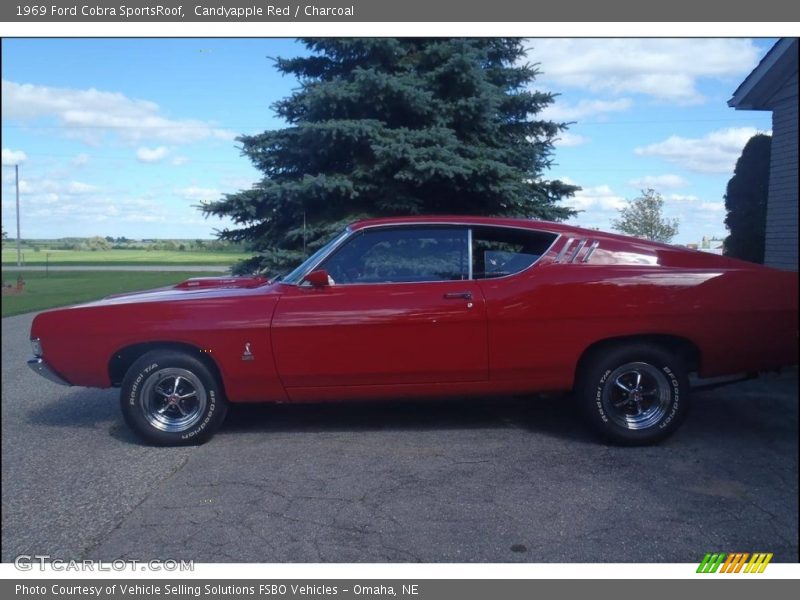 Candyapple Red / Charcoal 1969 Ford Cobra SportsRoof