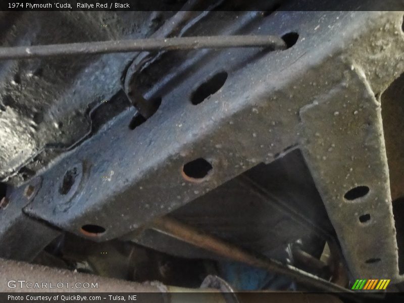 Undercarriage of 1974 'Cuda 