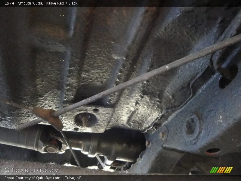 Undercarriage of 1974 'Cuda 