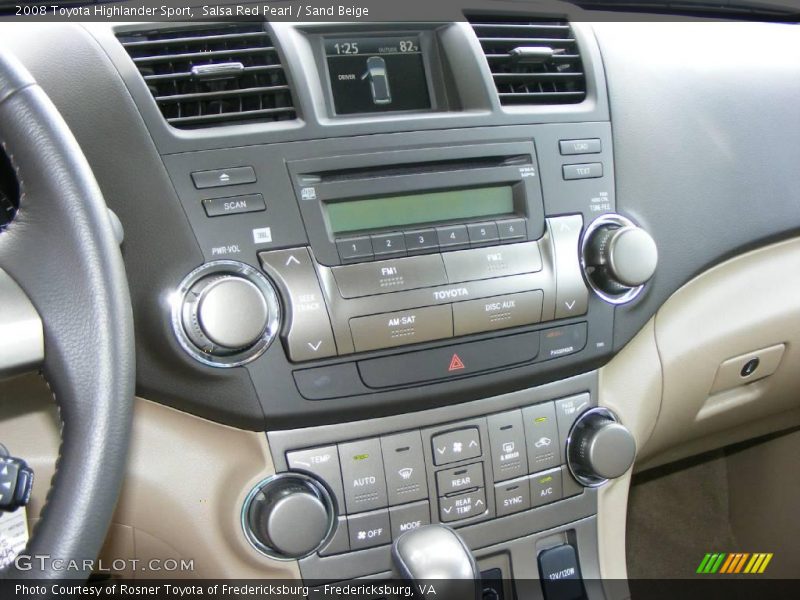 Salsa Red Pearl / Sand Beige 2008 Toyota Highlander Sport