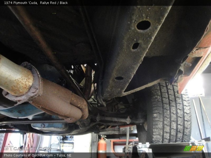 Undercarriage of 1974 'Cuda 