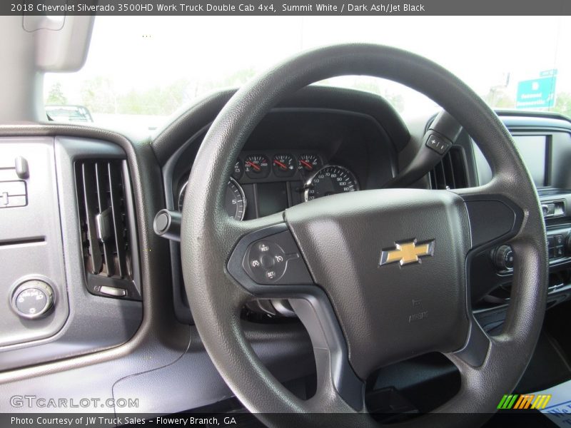  2018 Silverado 3500HD Work Truck Double Cab 4x4 Steering Wheel