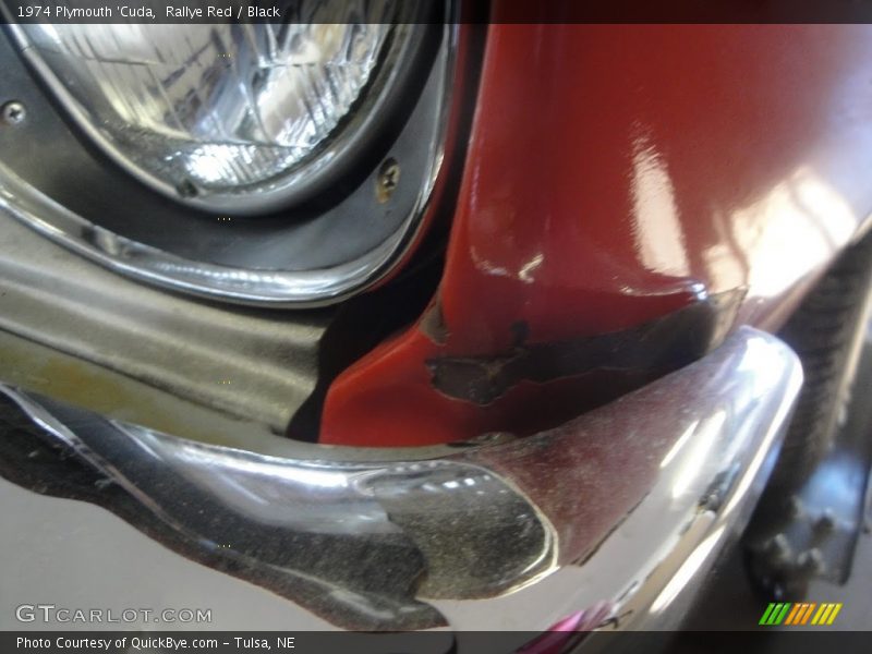 Rallye Red / Black 1974 Plymouth 'Cuda