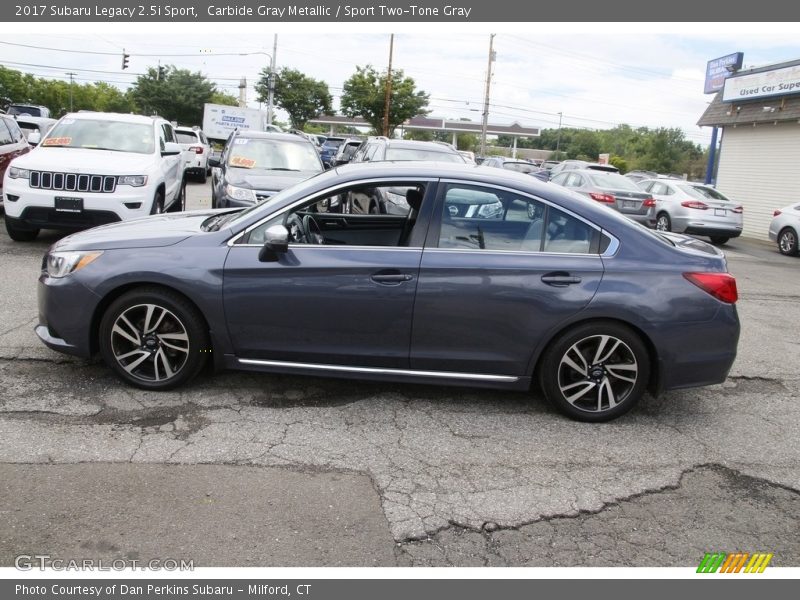 Carbide Gray Metallic / Sport Two-Tone Gray 2017 Subaru Legacy 2.5i Sport