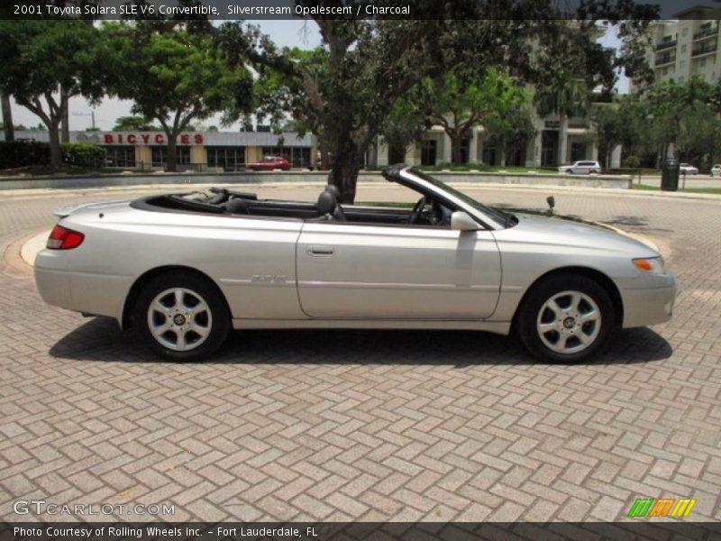 Silverstream Opalescent / Charcoal 2001 Toyota Solara SLE V6 Convertible