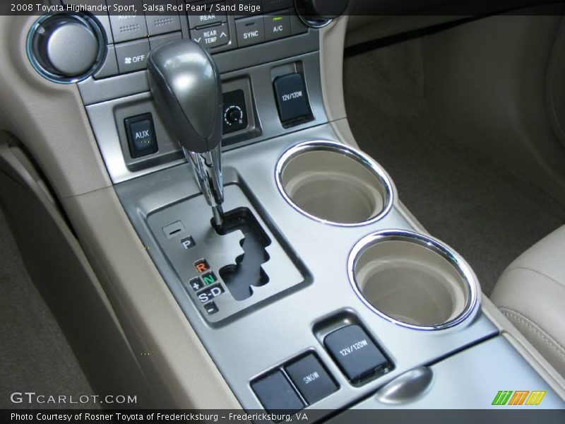 Salsa Red Pearl / Sand Beige 2008 Toyota Highlander Sport