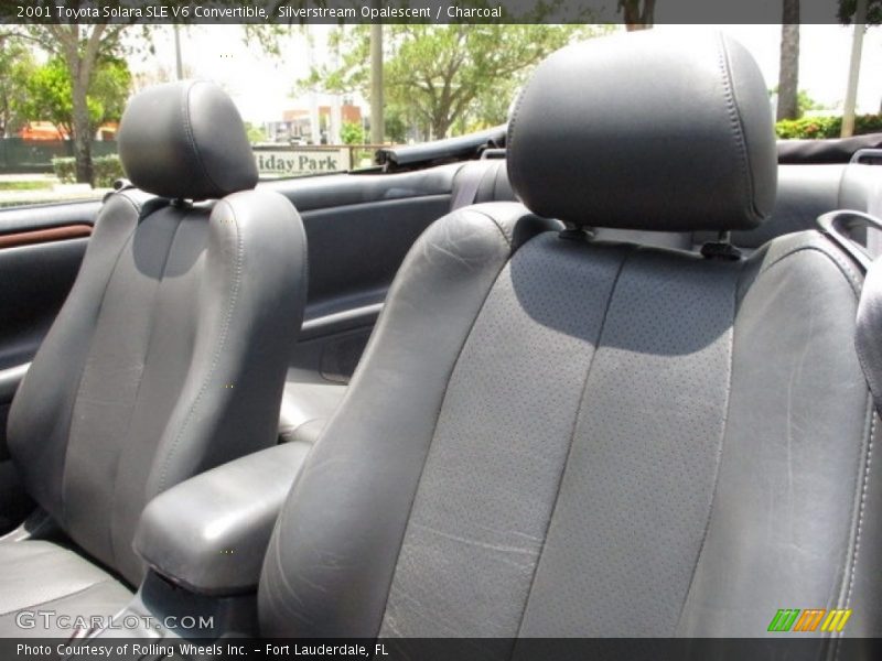 Silverstream Opalescent / Charcoal 2001 Toyota Solara SLE V6 Convertible