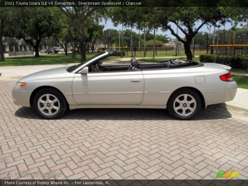 Silverstream Opalescent / Charcoal 2001 Toyota Solara SLE V6 Convertible