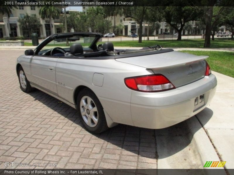 Silverstream Opalescent / Charcoal 2001 Toyota Solara SLE V6 Convertible