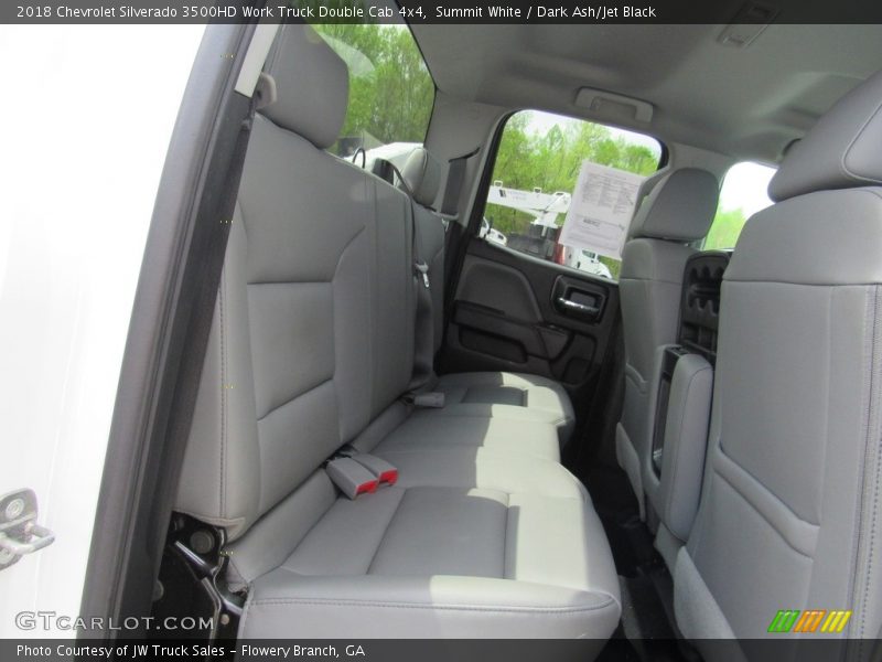 Rear Seat of 2018 Silverado 3500HD Work Truck Double Cab 4x4