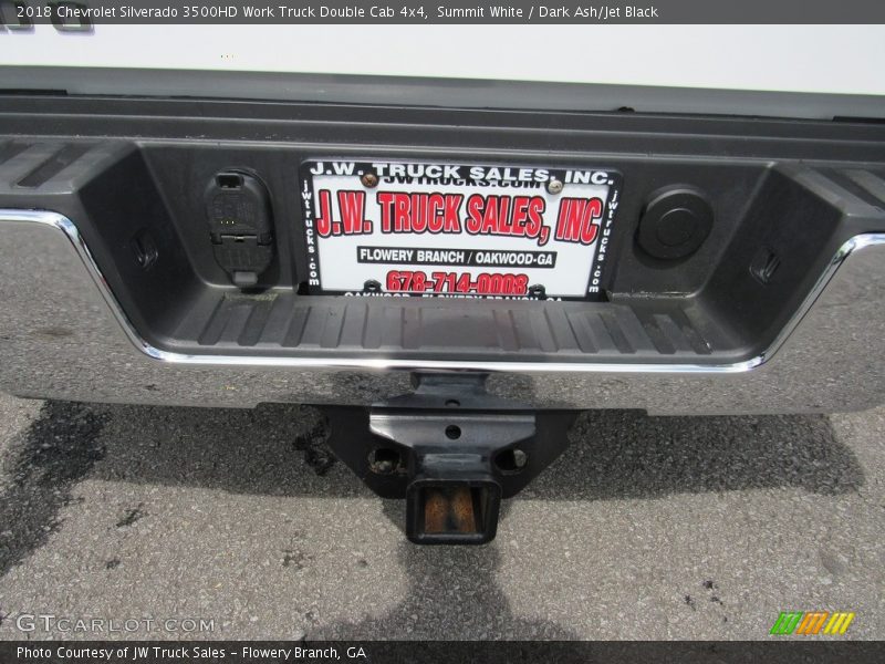 Summit White / Dark Ash/Jet Black 2018 Chevrolet Silverado 3500HD Work Truck Double Cab 4x4