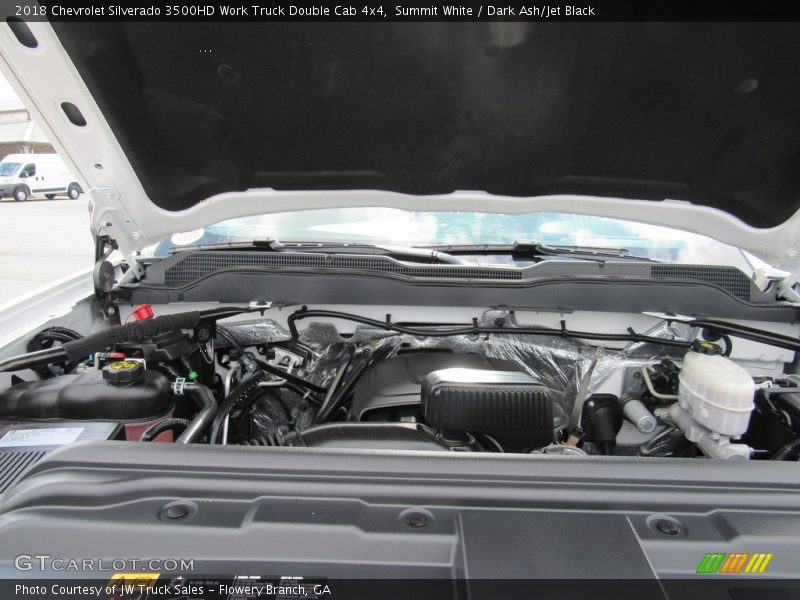 Summit White / Dark Ash/Jet Black 2018 Chevrolet Silverado 3500HD Work Truck Double Cab 4x4
