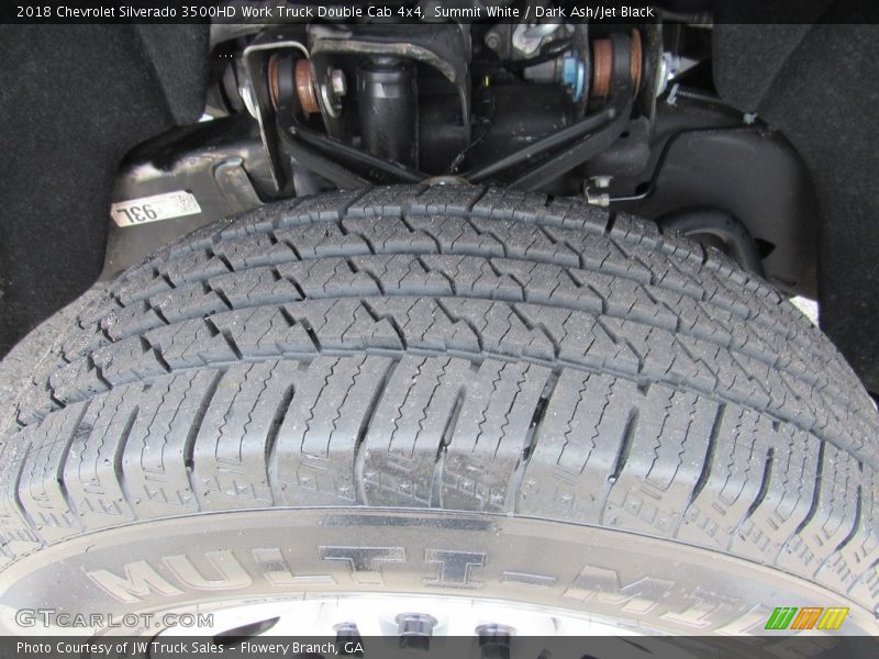 Summit White / Dark Ash/Jet Black 2018 Chevrolet Silverado 3500HD Work Truck Double Cab 4x4