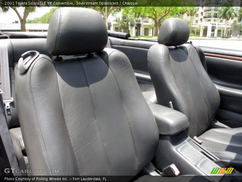 Silverstream Opalescent / Charcoal 2001 Toyota Solara SLE V6 Convertible