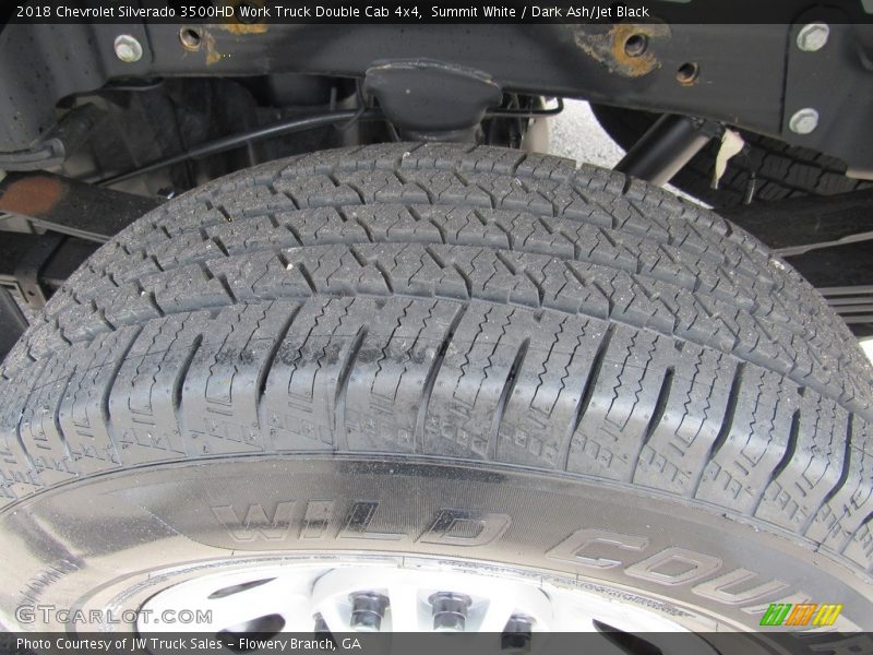 Summit White / Dark Ash/Jet Black 2018 Chevrolet Silverado 3500HD Work Truck Double Cab 4x4