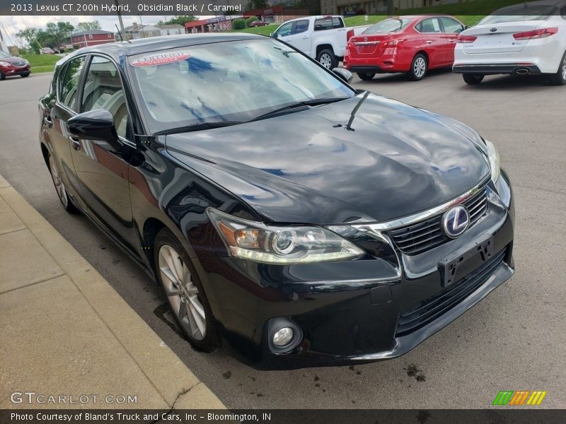 Obsidian Black / Caramel 2013 Lexus CT 200h Hybrid