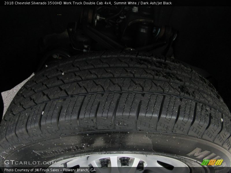 Summit White / Dark Ash/Jet Black 2018 Chevrolet Silverado 3500HD Work Truck Double Cab 4x4