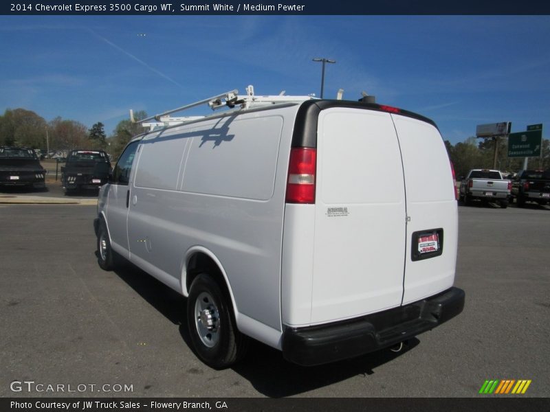 Summit White / Medium Pewter 2014 Chevrolet Express 3500 Cargo WT