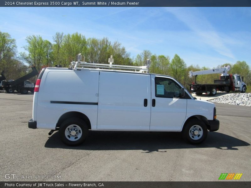 Summit White / Medium Pewter 2014 Chevrolet Express 3500 Cargo WT