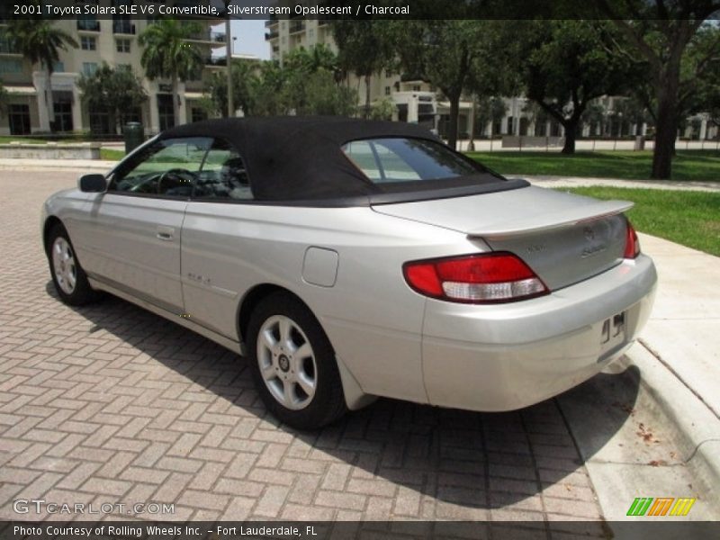 Silverstream Opalescent / Charcoal 2001 Toyota Solara SLE V6 Convertible