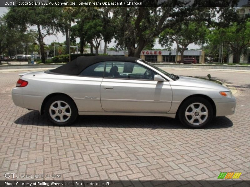 Silverstream Opalescent / Charcoal 2001 Toyota Solara SLE V6 Convertible