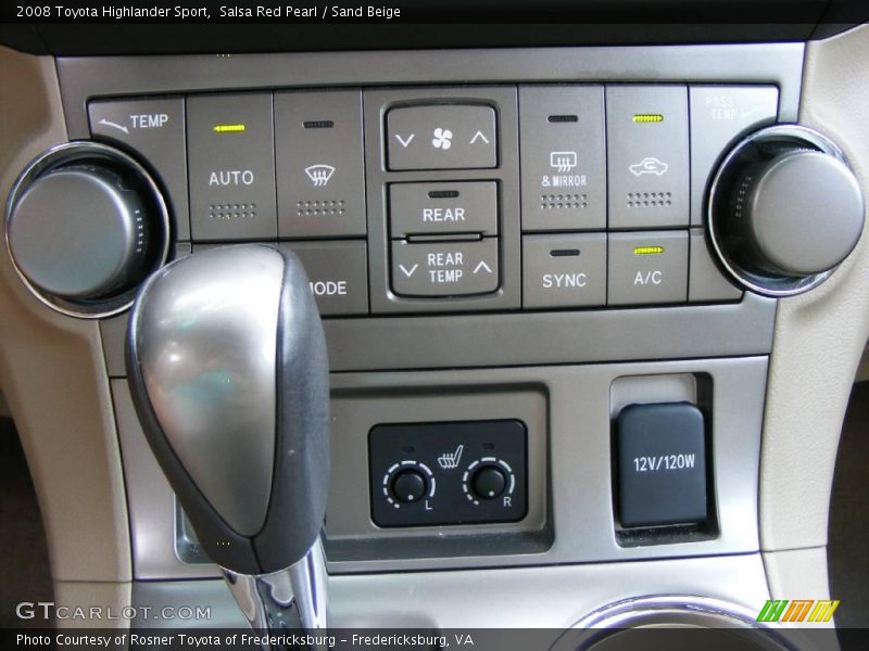 Salsa Red Pearl / Sand Beige 2008 Toyota Highlander Sport