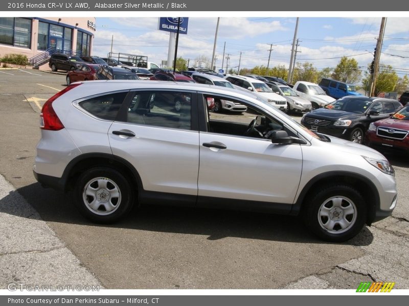Alabaster Silver Metallic / Black 2016 Honda CR-V LX AWD