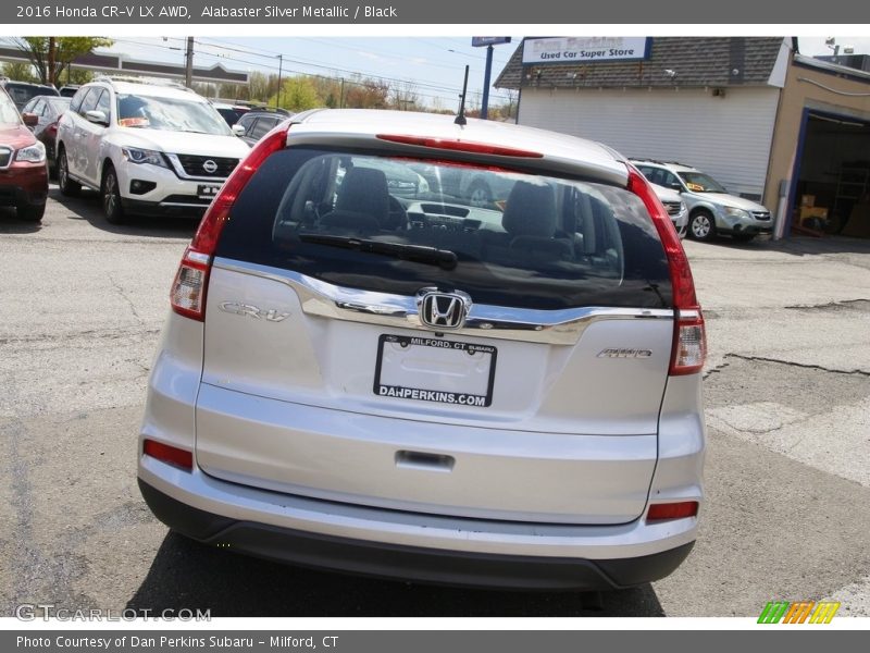 Alabaster Silver Metallic / Black 2016 Honda CR-V LX AWD