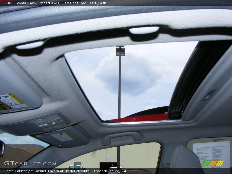 Barcelona Red Pearl / Ash 2008 Toyota RAV4 Limited 4WD