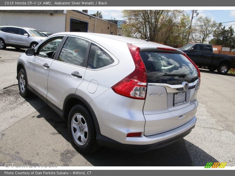 Alabaster Silver Metallic / Black 2016 Honda CR-V LX AWD