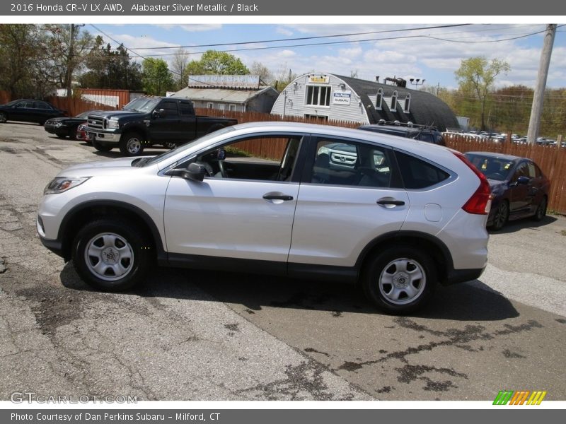 Alabaster Silver Metallic / Black 2016 Honda CR-V LX AWD