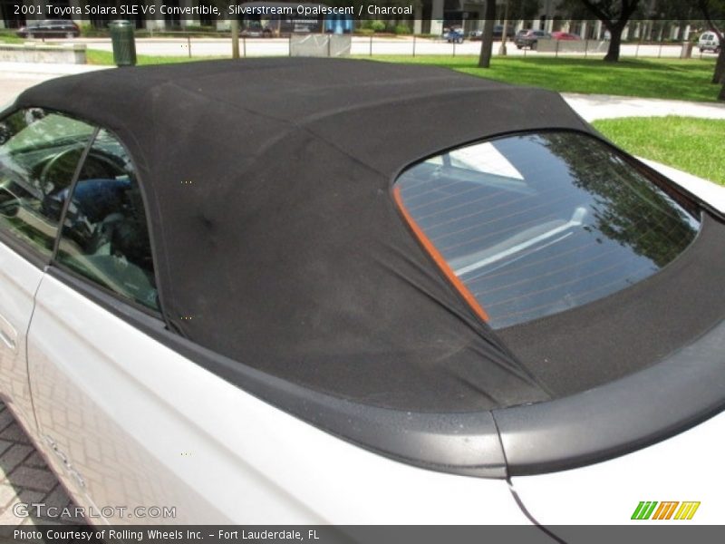 Silverstream Opalescent / Charcoal 2001 Toyota Solara SLE V6 Convertible