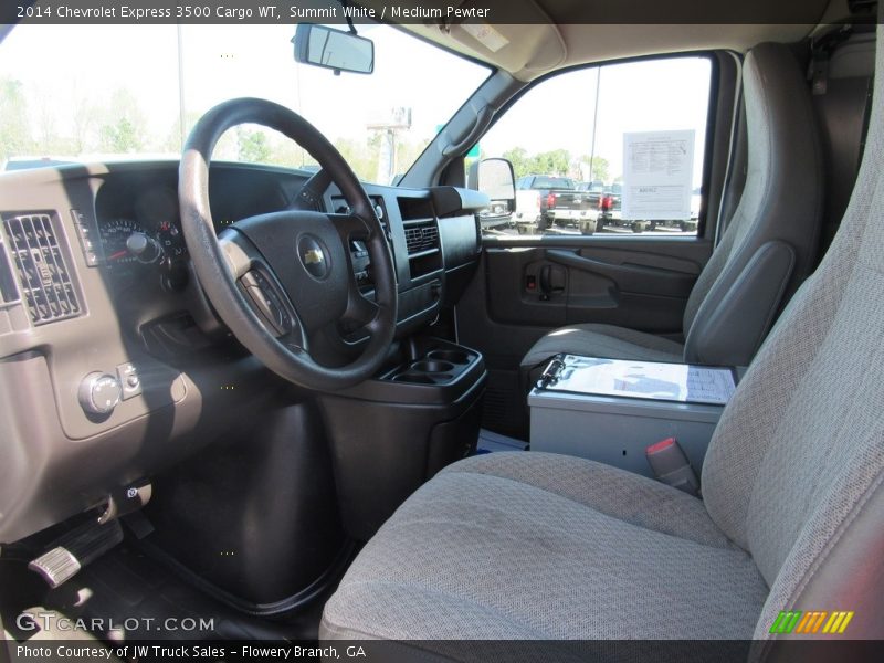 Summit White / Medium Pewter 2014 Chevrolet Express 3500 Cargo WT