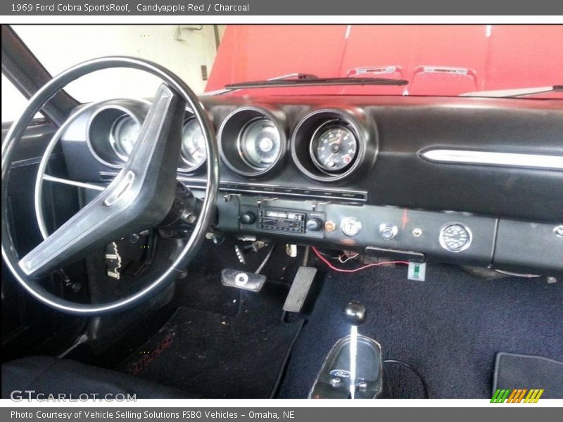 Dashboard of 1969 Cobra SportsRoof