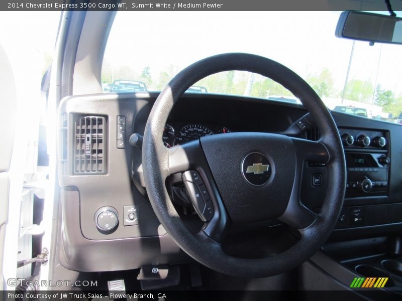 Summit White / Medium Pewter 2014 Chevrolet Express 3500 Cargo WT