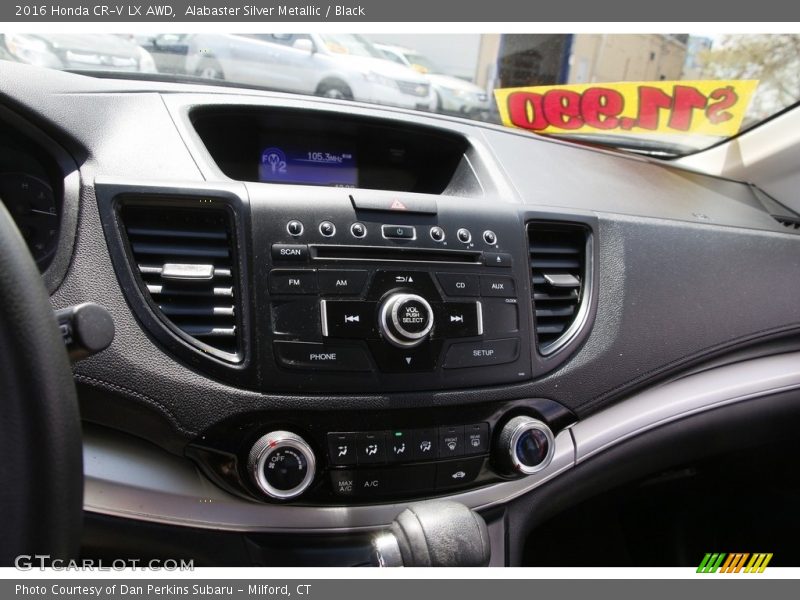 Alabaster Silver Metallic / Black 2016 Honda CR-V LX AWD