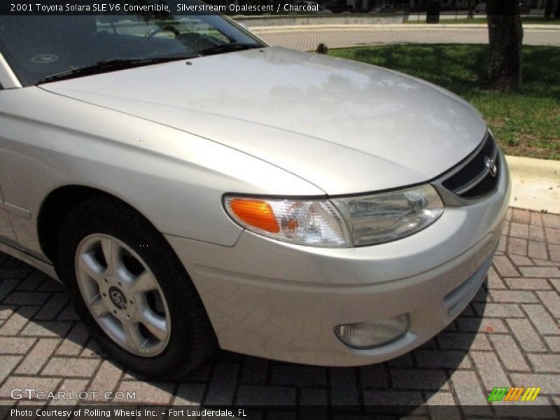 Silverstream Opalescent / Charcoal 2001 Toyota Solara SLE V6 Convertible