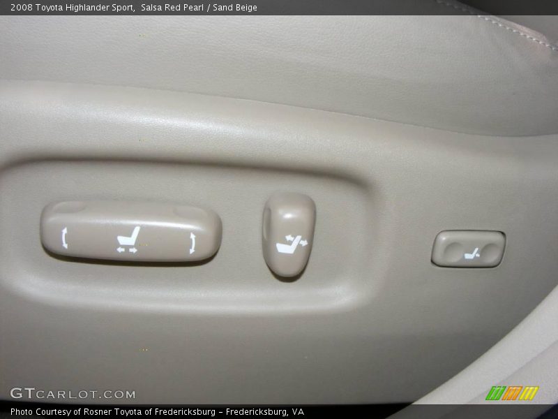 Salsa Red Pearl / Sand Beige 2008 Toyota Highlander Sport