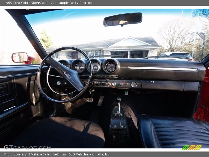 Dashboard of 1969 Cobra SportsRoof
