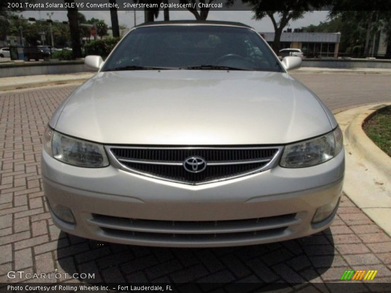 Silverstream Opalescent / Charcoal 2001 Toyota Solara SLE V6 Convertible
