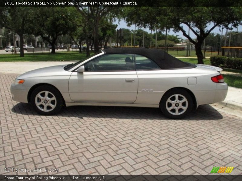 Silverstream Opalescent / Charcoal 2001 Toyota Solara SLE V6 Convertible